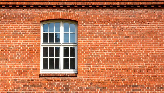 Brick wall with window
