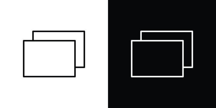 Window Restore icon for template logo, vector designs.