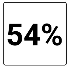 54% percent and discount black color frame