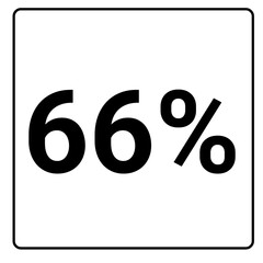 66% percent and discount black color frame