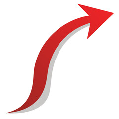 red and white arrows