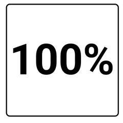 100% percent and discount black color frame