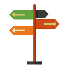 direction road sign