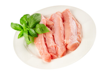 Rabbit raw meat fillet dietary fresh delicious gourmet food background on the table rustic food top...