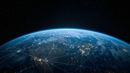 Obraz premium earth and sun