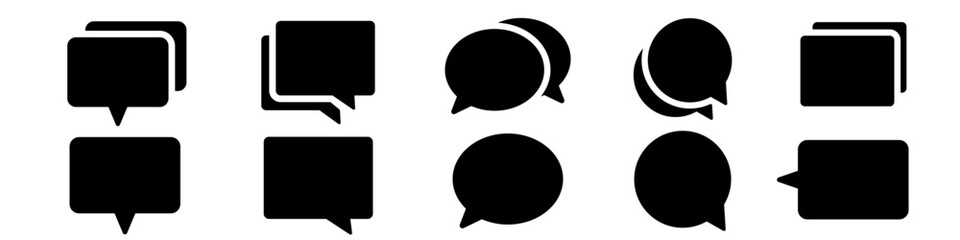 Chat icon. Talking icon set.