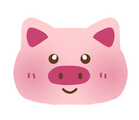 Smiling Pig Emoji Happy Piggy Face