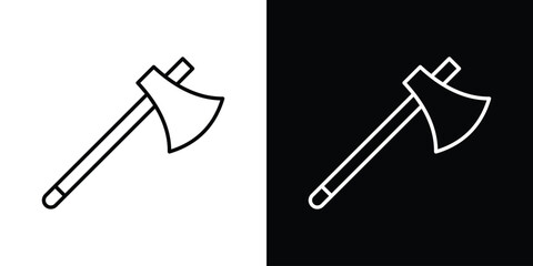 Axe icon for template logo, vector designs.