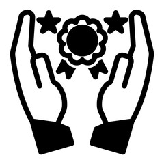 Customer Satisfaction Award Icon from Business Opportunity Collection (Mixed Style)