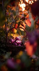 A basket full of apples on the table