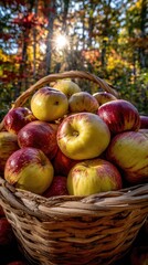 A basket full of apples