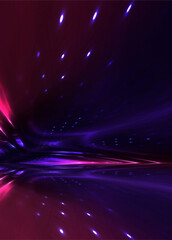 Abstract bright neon background scene with rays, spotlights, multi-colored background.