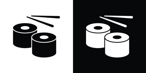 Sushi icon, logo elements of graphic designs