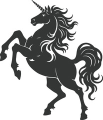 Majestic Unicorn Silhouette