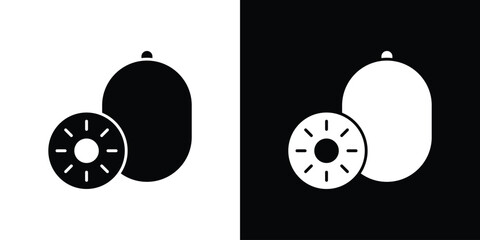 Kiwi icon, logo elements of graphic designs