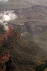 Cloudy Day At The Grand Canyon Arizona