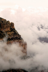 Cloudy Day At The Grand Canyon Arizona