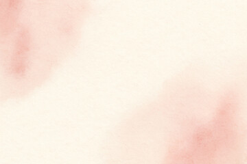 Fototapeta premium Watercolor background in salmon pink with subtle bleeding