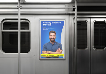 Subway Billboard Mockup 99