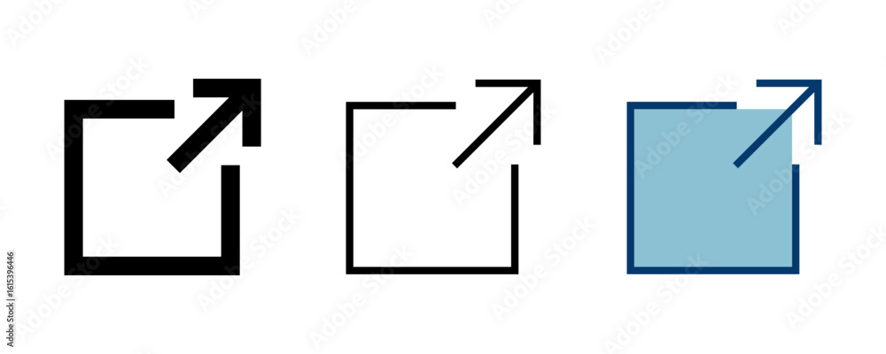 Poster link icon vector isolated on white background. link vector icon. external link symbol vector icon. h