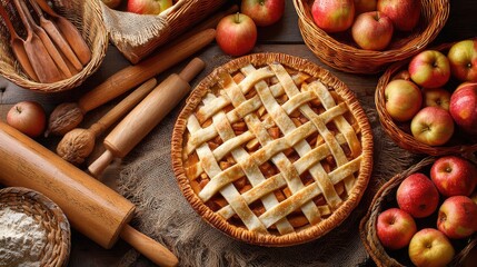 an apple pie 