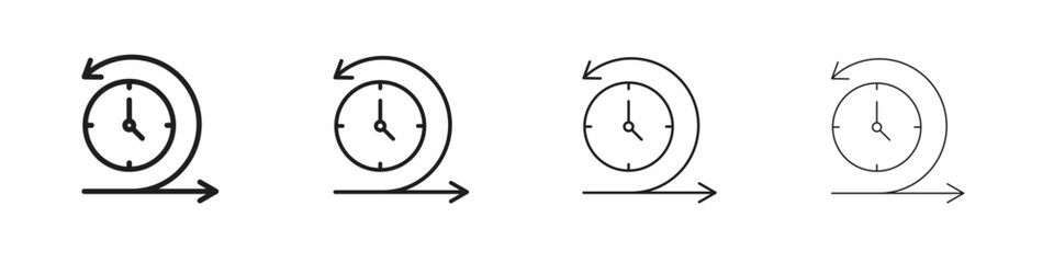 Agile icon linear vector icon in a editable style.