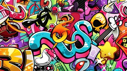 Edgy Graffiti Backgrounds for Urban Branding, Streetwear Designs, Youth Culture Campaigns and Alternative Art Projects