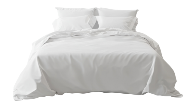 PNG Bed minimal minimalist furniture cushion.