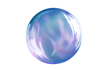 a blue and purple orb on a white background
