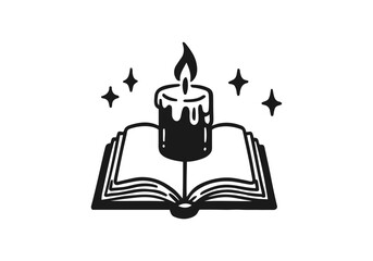  Candle hand drawn doodle vector illustration