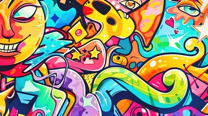 Edgy Graffiti Backgrounds for Urban Branding, Streetwear Designs, Youth Culture Campaigns and Alternative Art Projects