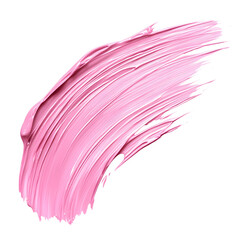 Soft Baby Pink Watercolor Brush Stroke on Isolated Background for Design Projects