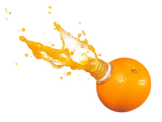 orange juice splash