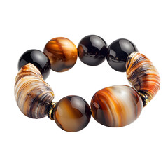 Stylish Bold Bracelet with Oversized Glossy Beads on Shelf