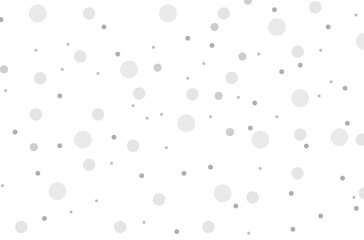 Gray dotted background.