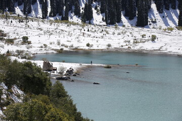 Big Almaty Lake is a high-mountain reservoir in the Zailiysky Alatau at an altitude of 2510 meters...