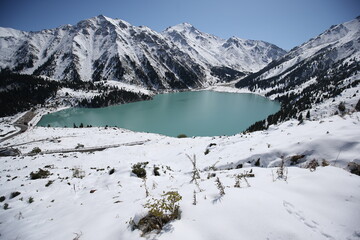 Big Almaty Lake is a high-mountain reservoir in the Zailiysky Alatau at an altitude of 2510 meters...