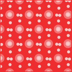 Vector seamless patterns. Red color. Endless texture can be used for printing on fabric and paper or for scrapbooking.