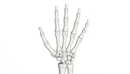 3D anatomical hand skeleton