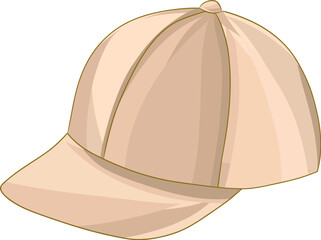 Baseball Cap with Curved Brim