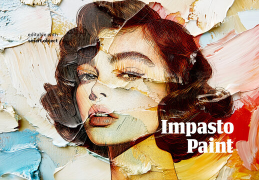 Impasto Painting Photo Effect