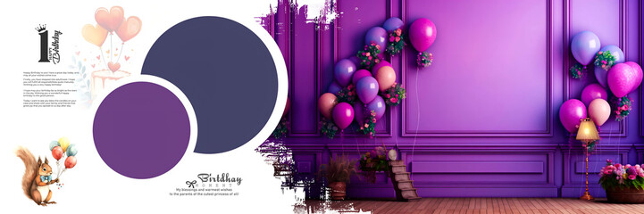 Vector abstract background with 3D squares for a modern Ceremony  card design template