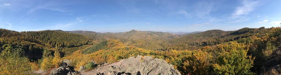 autumn landscape in the mountains