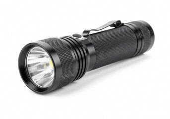 flashlight on white background isolated 