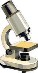 Detailed Scientific Microscope for Laboratory and Research Use
