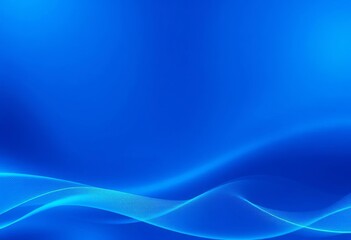 Naklejka premium Sleek blue abstract background with subtle light energy wave patterns , presentation, visual