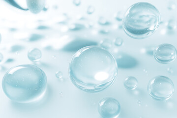 潤いの粒子 – 透明な保湿分子の世界 / Hydration Particles – A World of Clear Moisture Molecules