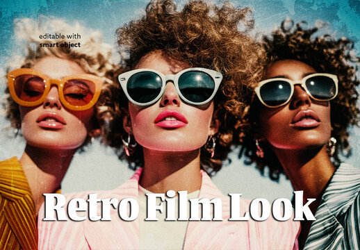 Retro Film Look Photo Effect