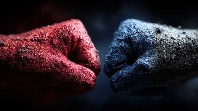 Political divides intensify, creating gridlock in government and straining social cohesion and democratic functions.
