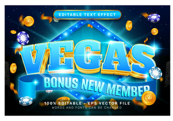 vegas 3d text effect and editable text effect